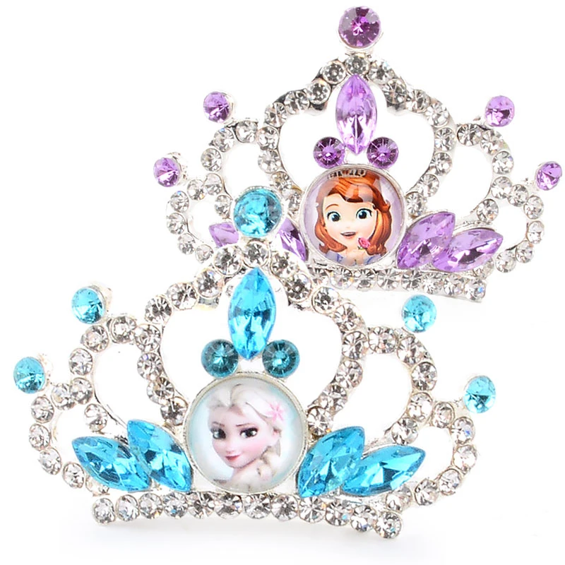 Disney Frozen 2 Эльза Девочки Корона Русалочка Расчески для волос Детская косметика Развлекательные игрушки Детские аксессуары Подарок на Рождество для малышей
