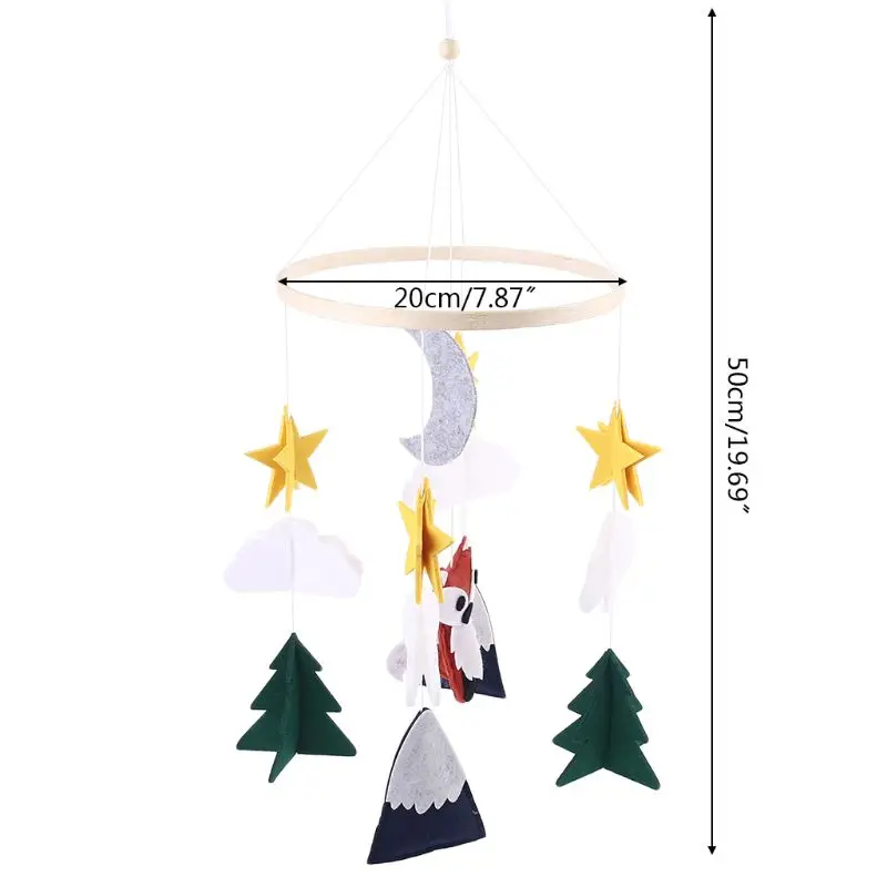 

Crib Mobile Rattle Toy Baby Wind Chime Pendant Bed Bell Children Room Nursery Decoration Hanging Ornament