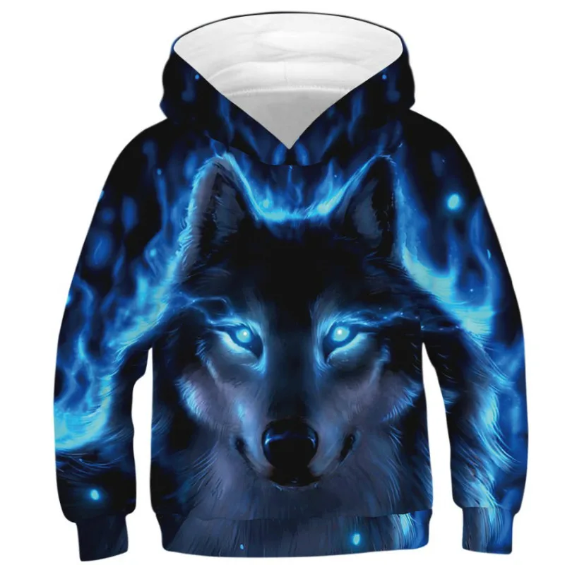 Толстовки для мальчиков и девочек с 3D принтом верхняя одежда подростков на весну