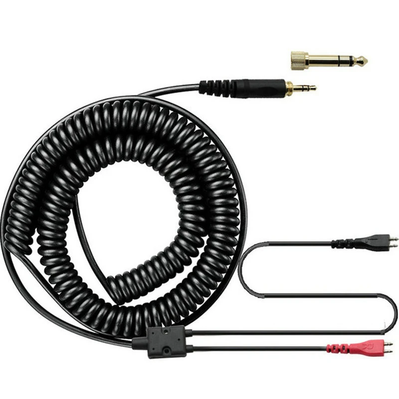 Сменный пружинный Кабель адаптер для наушников Sennheiser HD25 HD560 HD540 HD480 HD430 414 HD250