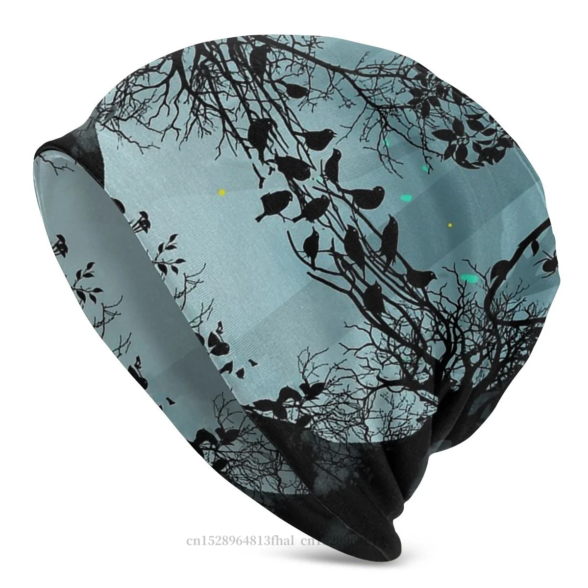 

Skeleton Outdoor Hats Dark Forest Skull Knitting Hat Bonnet Hipster Skullies Beanies Caps