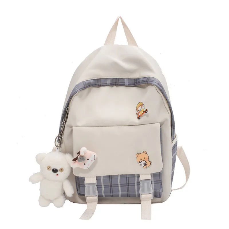 

Fashion Women's Backpacks Canvas Female Travel Backpack Shoulder Bag New School Bag for Teenager Girls 2021 Book Bag Mochilas