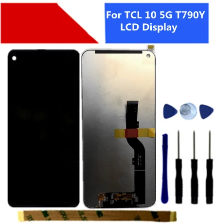 ЖК-дисплей 6 53 дюйма для TCL 10 5G T790Y сенсорный экран дигитайзер сенсорная панель в