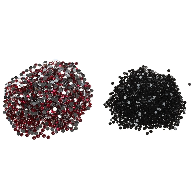 Кристальные акриловые стразы с плоской задней стороной 4000 шт. дизайн ногтей 2000