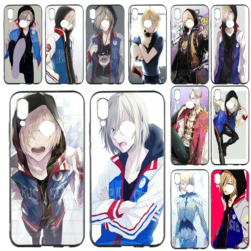 Yuri On Ice Plisetsky для Huawei P8 P9 P10 P20 P30 Mate 10 Pro Honor 7A 8X 9 Lite 2017 мягкий силиконовый чехол из ТПУ