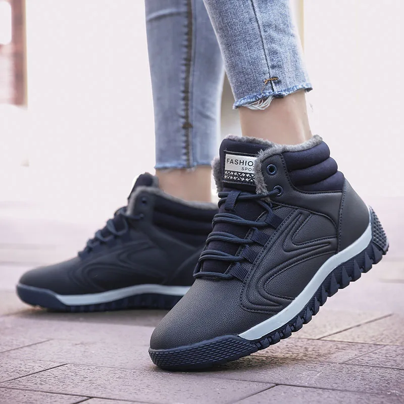 Baideng/теплые кроссовки для мужчин и женщин 38 градусов Цельсия зимняя обувь бега на