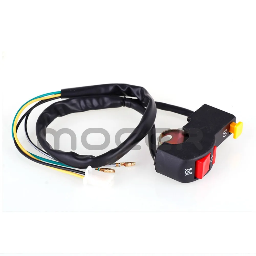 Переключатель Руля Мотоцикла электрический стартер старт &amp Стоп ATV кнопка