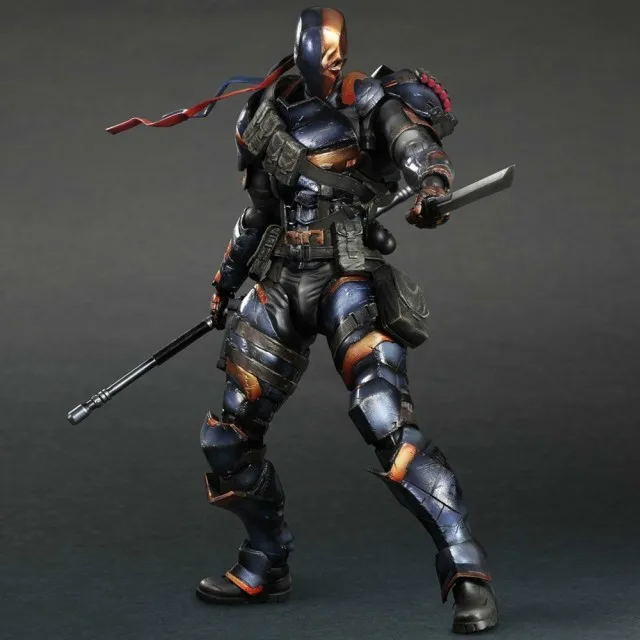 26 см Play Arts Kai Tobyfancy Deathstroke Бэтмен БЭТМЕН Дэдпул аниме игрушки Фигурки ПВХ Модель