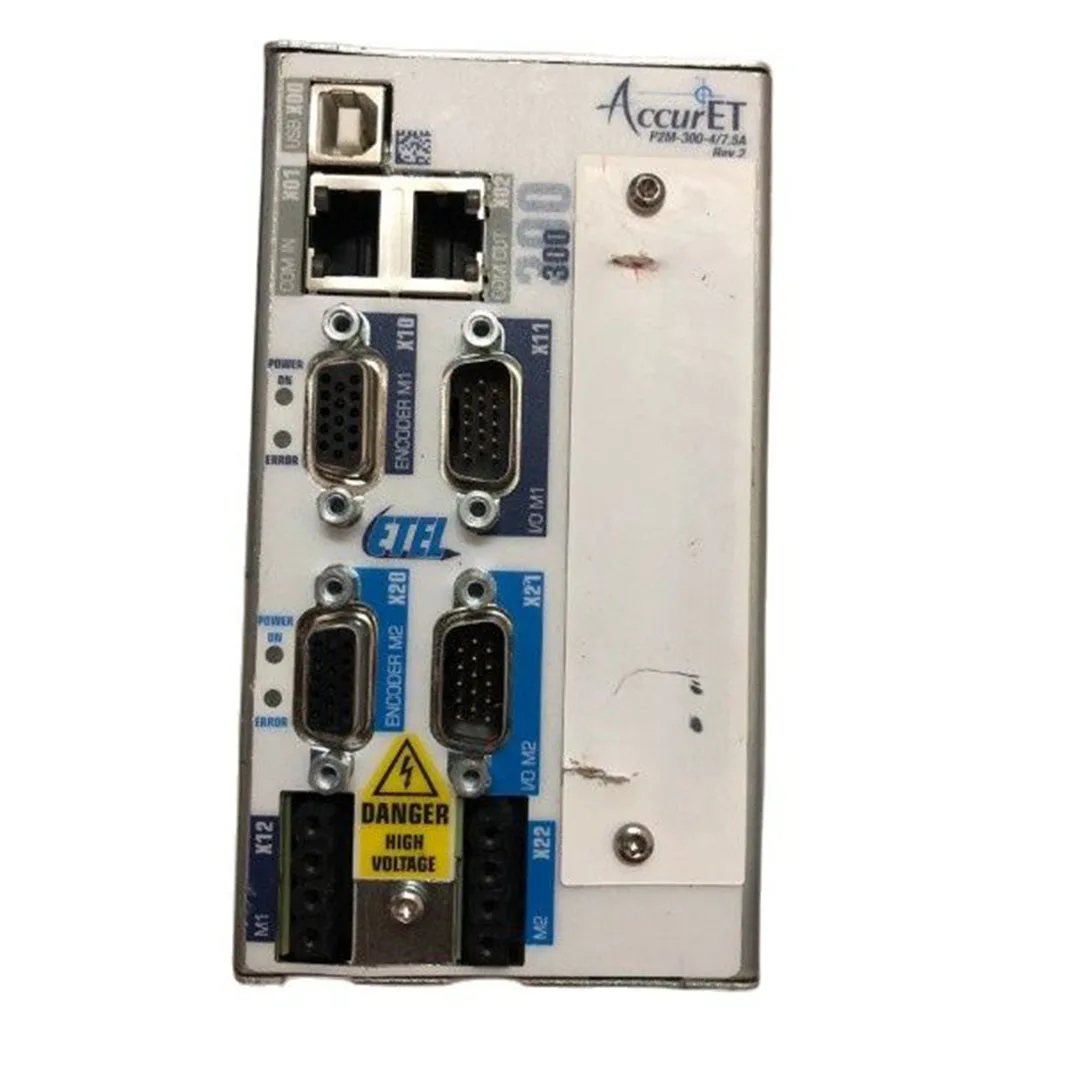 

ETEL AccurET модульный регулятор положения EA-P2M-300-4/7.5A-0100-01 сервопривод используется в хорошем состоянии