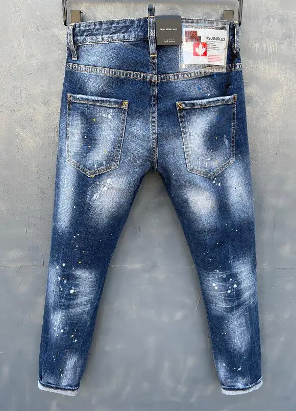 classic,Authentic DSQUARED2,Retro,Italian brand ,Women/Men Jeans,locomotive,Jogging jeans,DSQ037