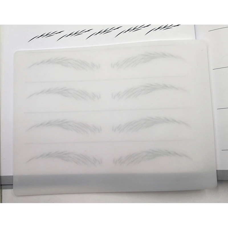 

1pc Permanent Makeup Eyebrow Lips Blank Tattoo Practice Skin Sheet for Needle Machine Supply Kit