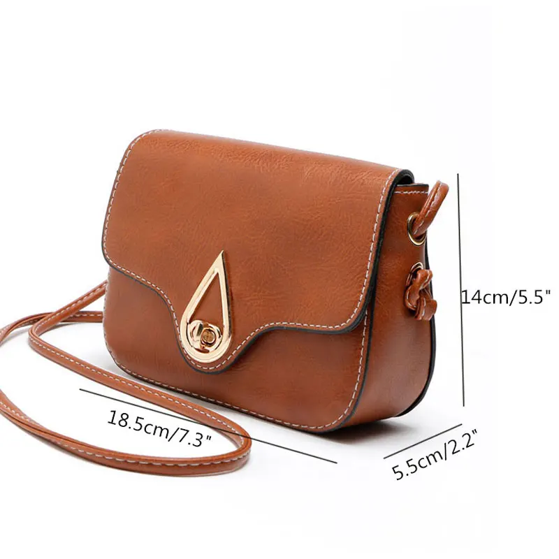 

Good Quality Vintage Women Bag PU Leather Small Shoulder Bags Crossbody Designer Women Messenger Bags Lady Handbags