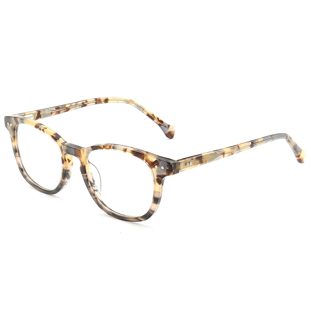 

Женские круглые оправы для очков с узором для женщин квадратные леопардовые оправы для очков в стиле черепахи 2020 Модные Винтажные очки в ст...