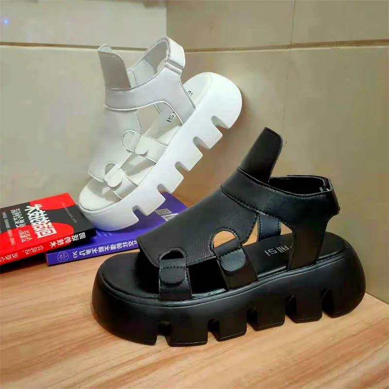 

Sandals Women Summer New Fashion Women's Sandals 2021 Platform Shoes Hollow and Breathable Open Toe Sandals Zapatillas Mujer