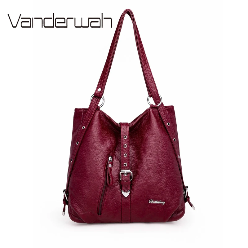 

Сумка кросс-боди из высококачественной искусственной кожи для женщин, дизайнерская сумка с ручками, новинка 2020, вместительные сумки-тоуты, ...