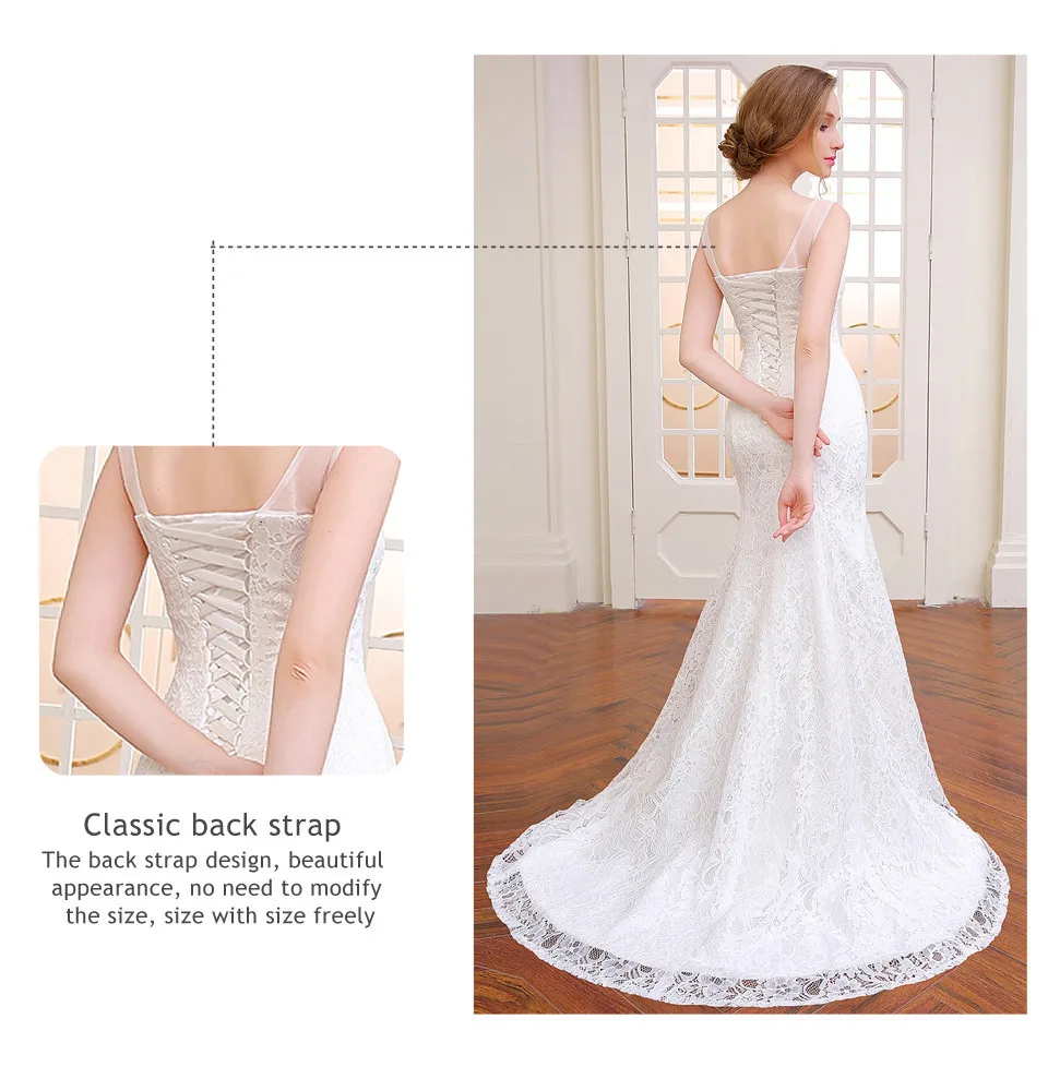 Poemssongs кружевная ткань Русалка Свадебные платья vestido de noiva бальное платье Свадебные платья