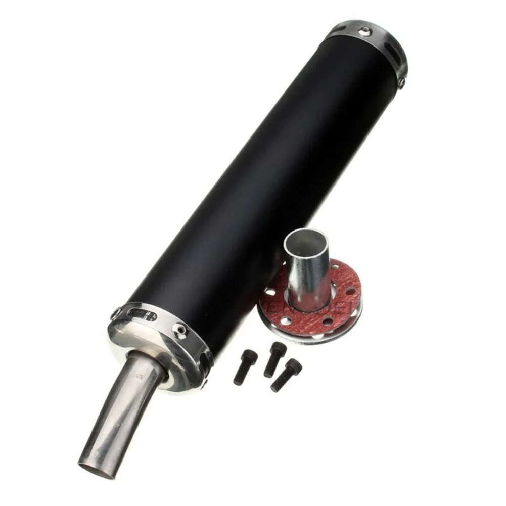 60 мм Глушитель универсальный мотоцикл черный глушитель тишина|Выхлопной