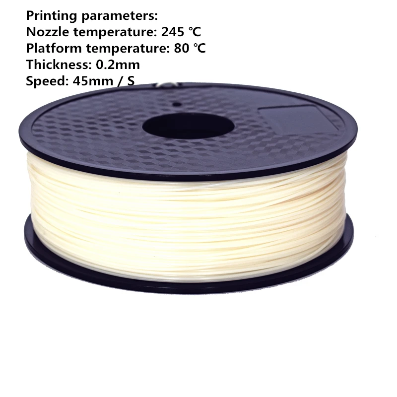 3d printer filament t abs material abs modified consumables 1 75mm1kg fdm non cracking high performance easy to print smooth free global shipping