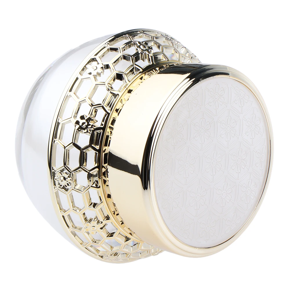 

Empty Acrylic Jar with Lids - Refillable Round Containers for Cosmetics,