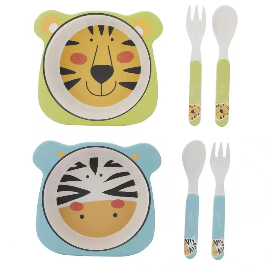 3 шт./лот детская милая столовая чаша из бамбукового волокна набор детской посуды