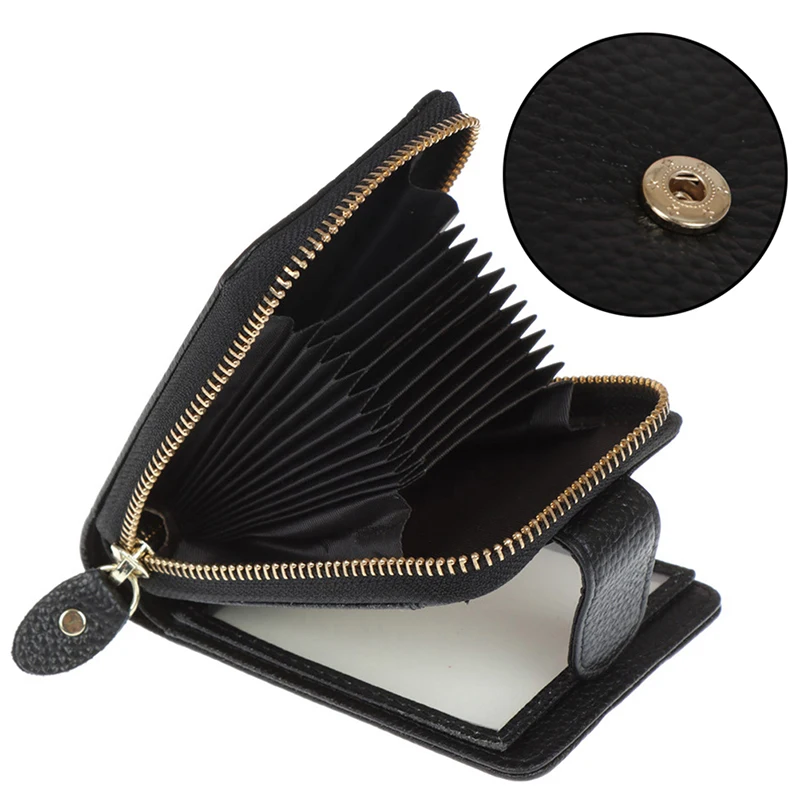 

Men Credit Card Holder Leather Purse For Cards Case Wallet For Credit ID Bank Card Holder Women Cardholder And Coins 10 Slots