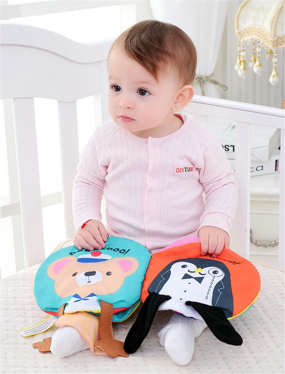 1 шт. детские мягкие книги игрушки милые животные стиль младенческой раннего