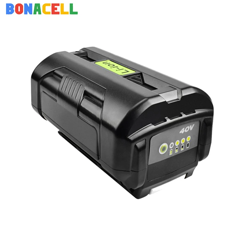 

Bonacell 6000mAh for Ryobi OP4050 Replacement Li-ion Battery 40V RY40200 RY40403 RY4050 Cordless String Trimmer Batteries