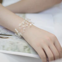 handmade exquisite bridal bracelet crystals newest wrist corsage wedding party accessories