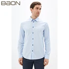 Классическая мужская рубашка с принтом Baon B660012