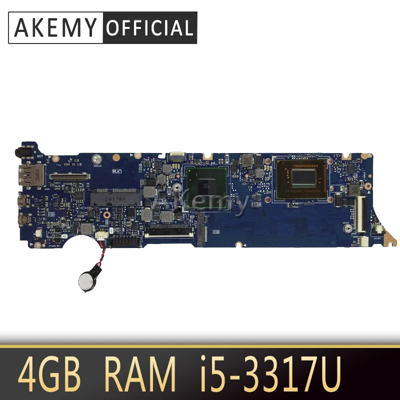 Akemy UX31A2 материнская плата для ноутбука ASUS UX31A UX31 тест оригинальная 4G RAM i5-3317U REV2.0 |