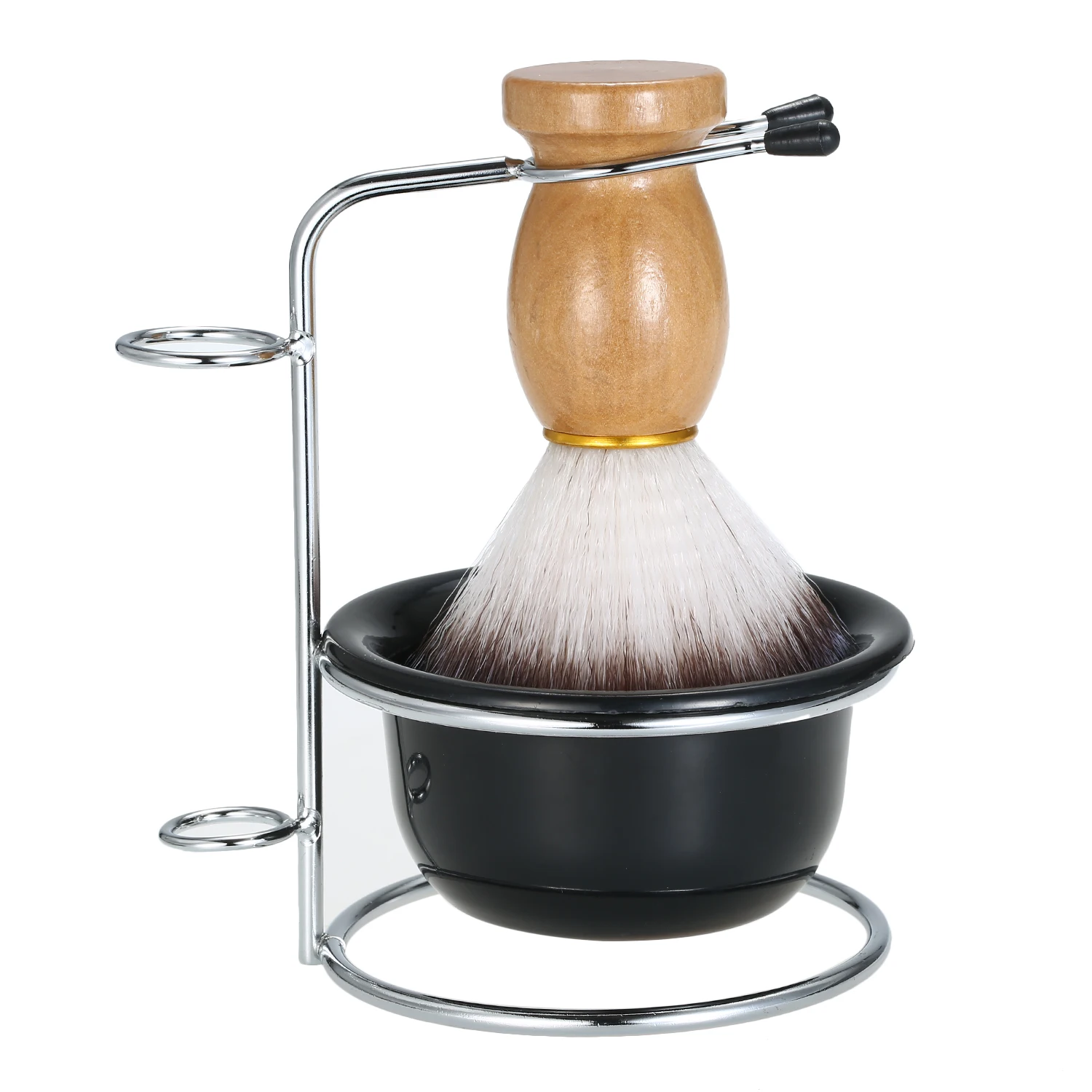 Набор для груминга бритья чаша из нержавеющей стали и подставка лезвие