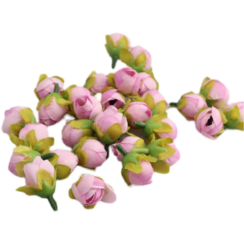 

Bud Tea Bud Handmade Accessories Material Garland Accessories Fake Flower Silk Flower Plants Green Plants Interior Decoration