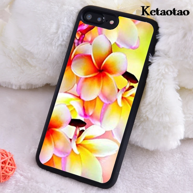 Мягкий силиконовый чехол для телефона Ketaotao 12 mini 5S 6S из ТПУ 7 8 plus X Xs 11 Pro Max XR Spa Flower
