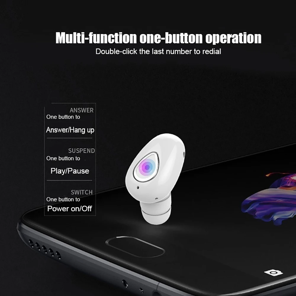 VTIN XW063 беспроводные наушники в ухо Bluetooth громкой связи один мини невидимый