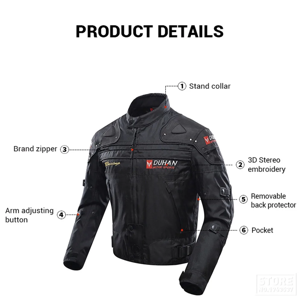 Motorcycle Jacket Mens Motorcycle Cothes Women Windproof Motorcycle Racing Suit Protective Gear Armor Hip Protector Clothing enlarge