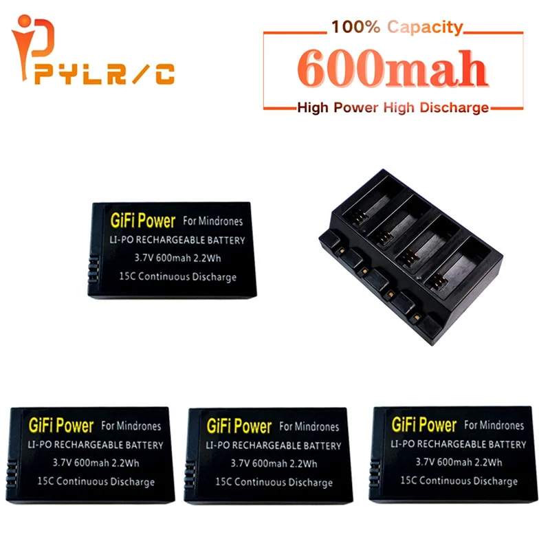 Модернизированный 3 7 в 600 мА/ч Перезаряжаемые LiPo Батарея и зарядное устройство