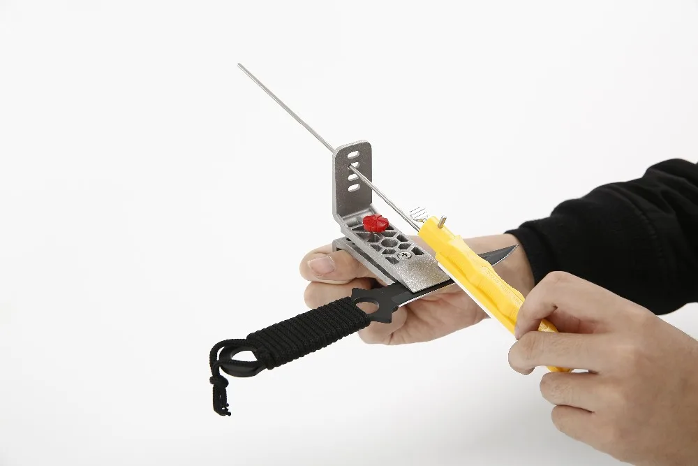 

with 4pcs whetstone 2015 Ruixin 3nd steel Apex edge wicked lansky Knife sharpener sharpening system Newest fix angle sharpener