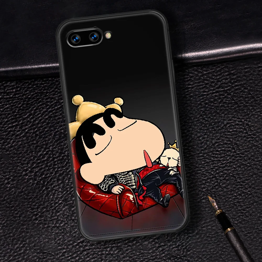 

Crayon Shin Chans Cartoon Phone Case Cover Hull For HUAWEI Honor 6A 7A 7C 8 8A 8S 8x 9 9x 10 10i 20 Lite Pro black Coque Fashion