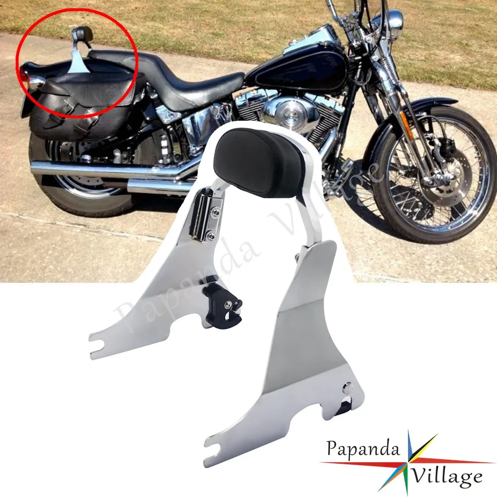 

Короткая спинка пассажирского спинки для мотоцикла для Harley Sportster XL Iron Nightster 883 1200 Forty Eight 72 Superlow 04-20