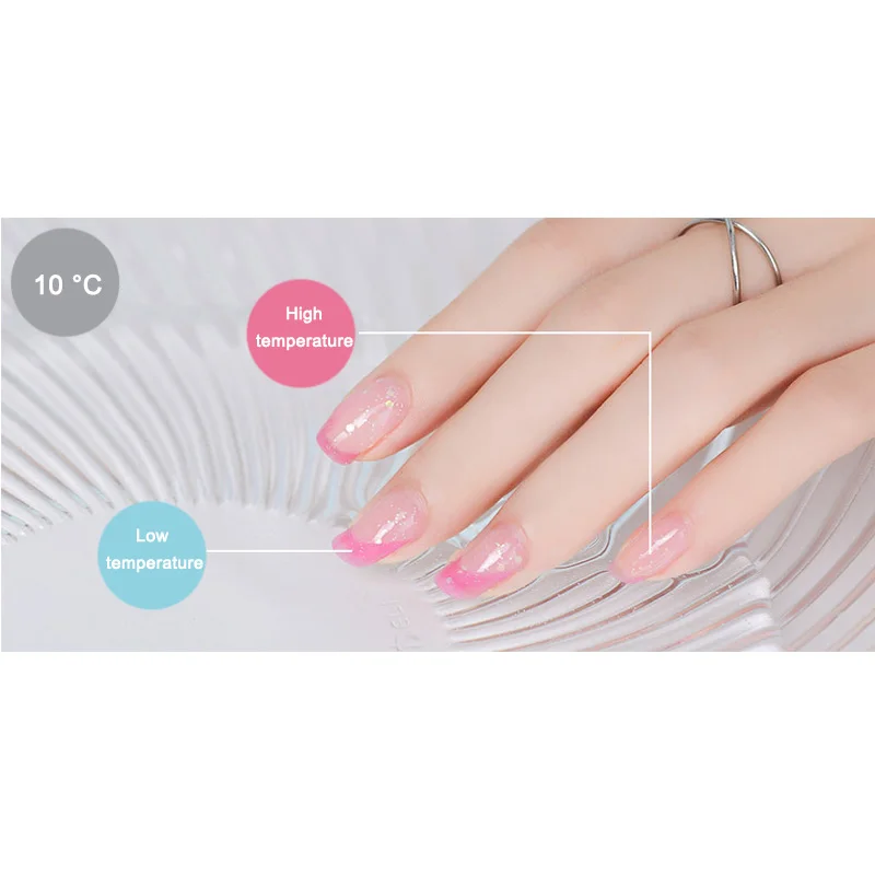 Лак для ногтей меняющий цвет стойкий нетоксичный Быстросохнущий Маникюр женщин