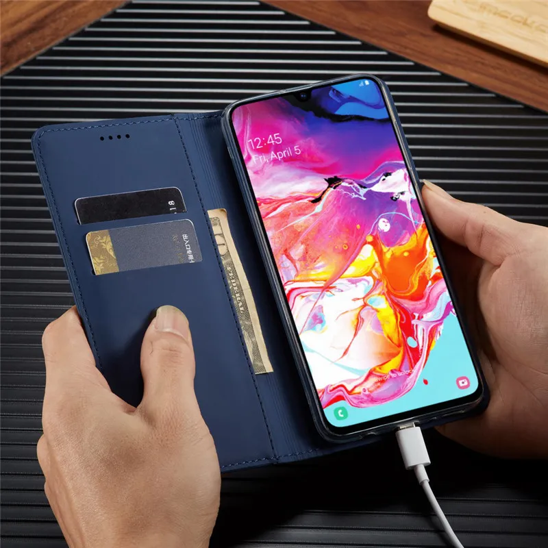 A70 чехол для samsung A70 чехол флип чехол для телефона Магнитный на samsung Galaxy A70 Чехол кожаный винтажный кошелек Чехол Hoesje A70