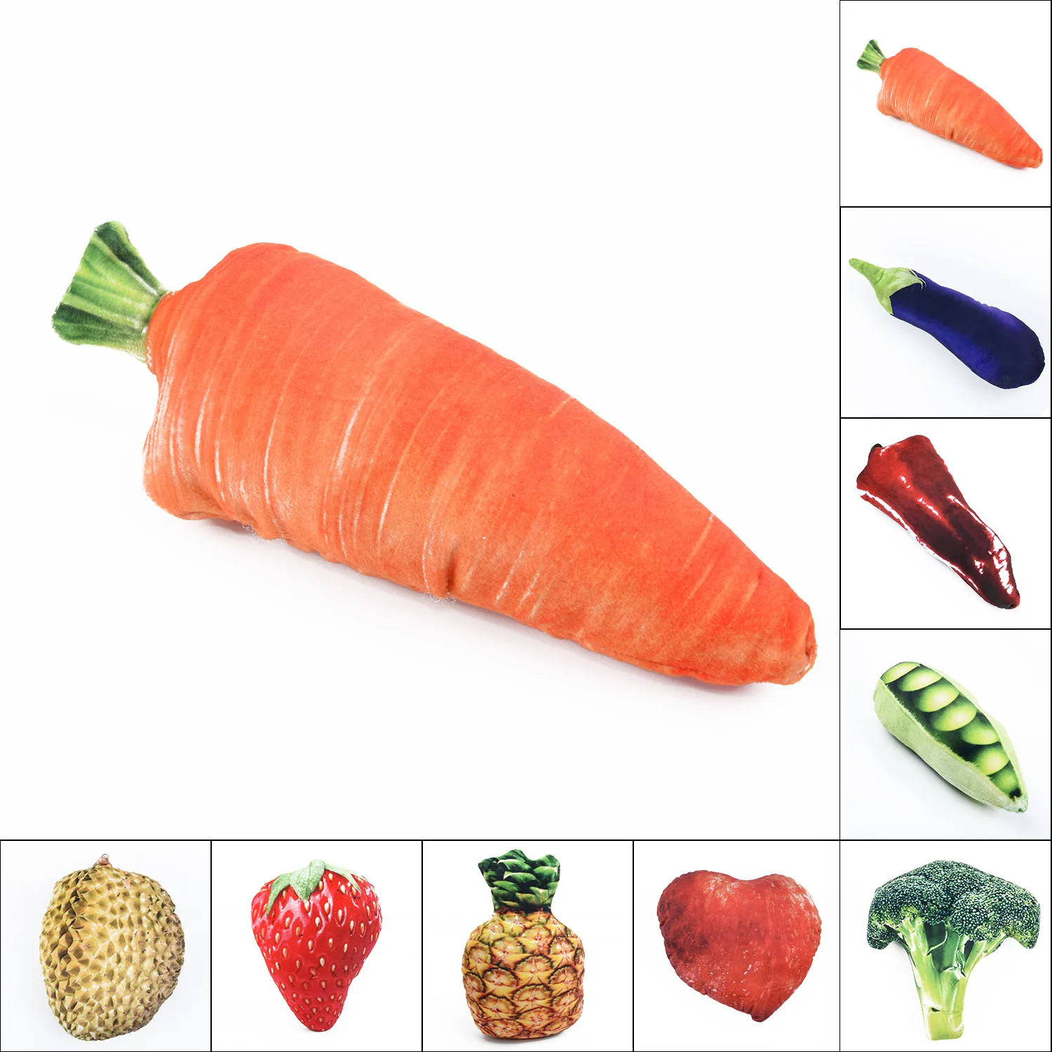 Еда игрушка Фаршированная Подушка Дом Диван 3D фрукты/овощи инструменты | и сад