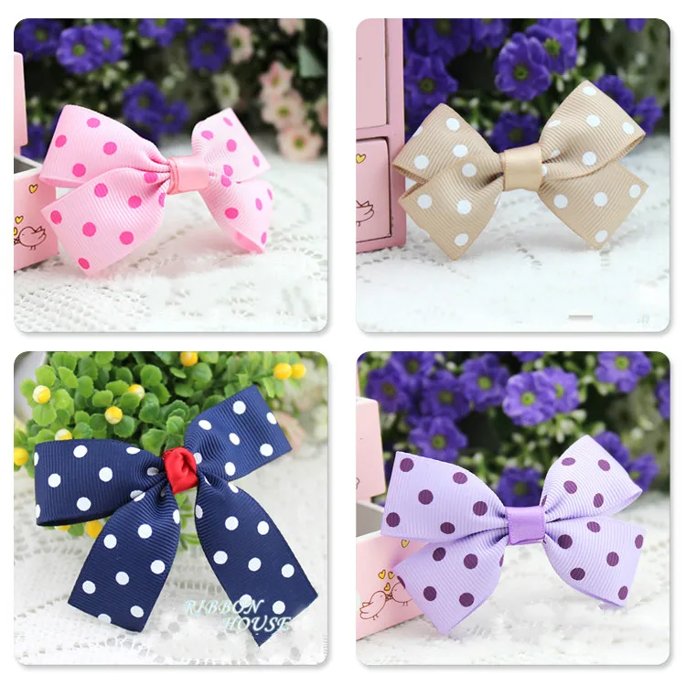 Ленты в горошек 2 м/лот 22 мм с принтом|Ленты для шитья| |