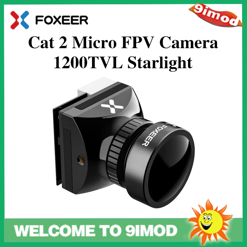 Foxeer Micro Cat 2 1200TVL Starlight 0.0001Lux FPV камера с низкой задержкой низким уровнем шума для RC