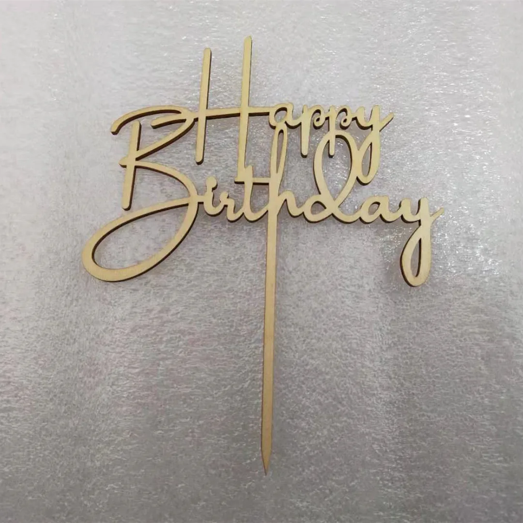 

Cake Decorations Happy Birthday Cupcake topper For Birthday Party