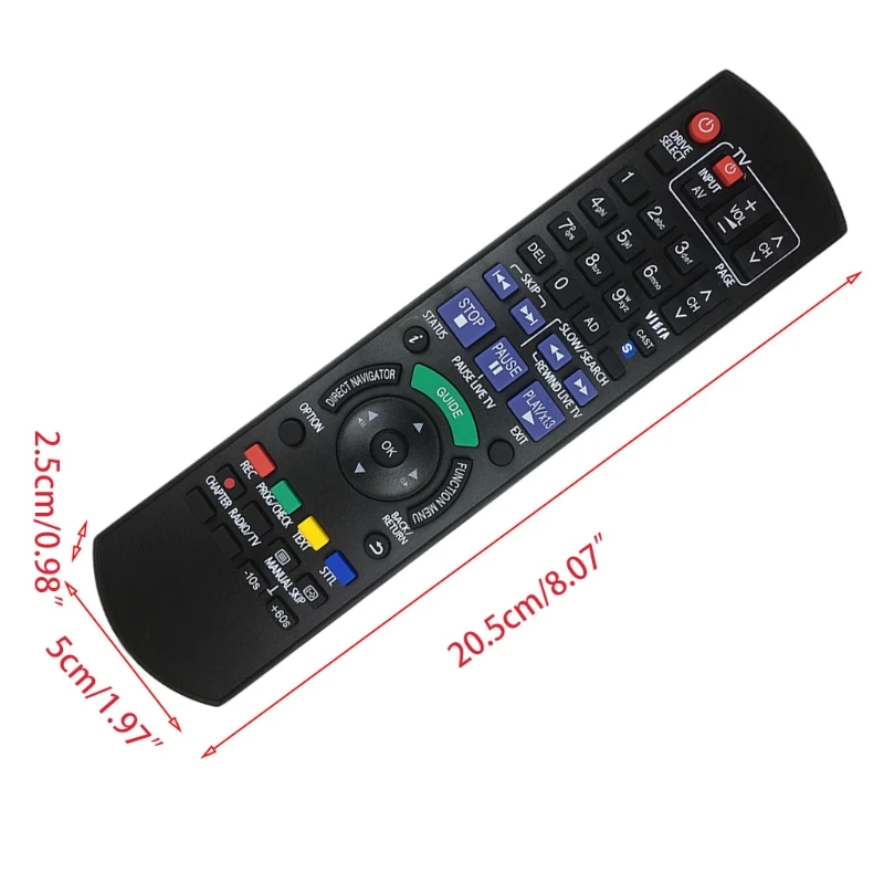 T3EB Remote Control for hdD DVD IR6 N2QAYB000618 DMR-HW100 Recorder
