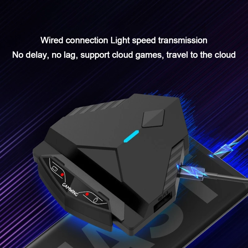 

For PUBG Mobile Gamepad Controller Gaming Keyboard Mouse Converter For Phone, Adapter Plug & Play No delay No Caton