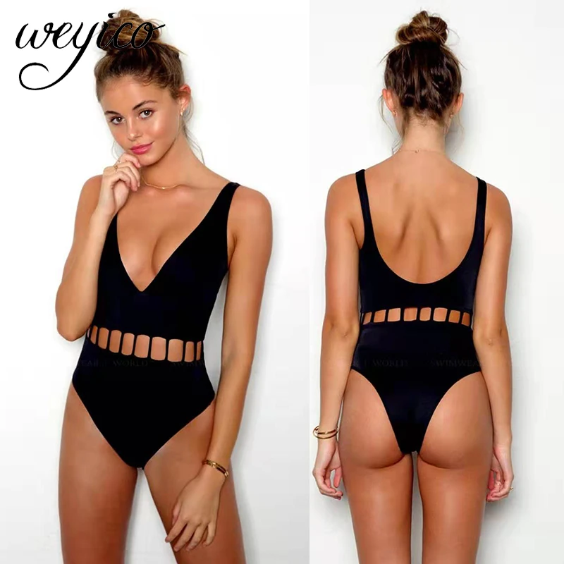 2020 женский цельный сексуальный купальник бандажный бразильский Монокини