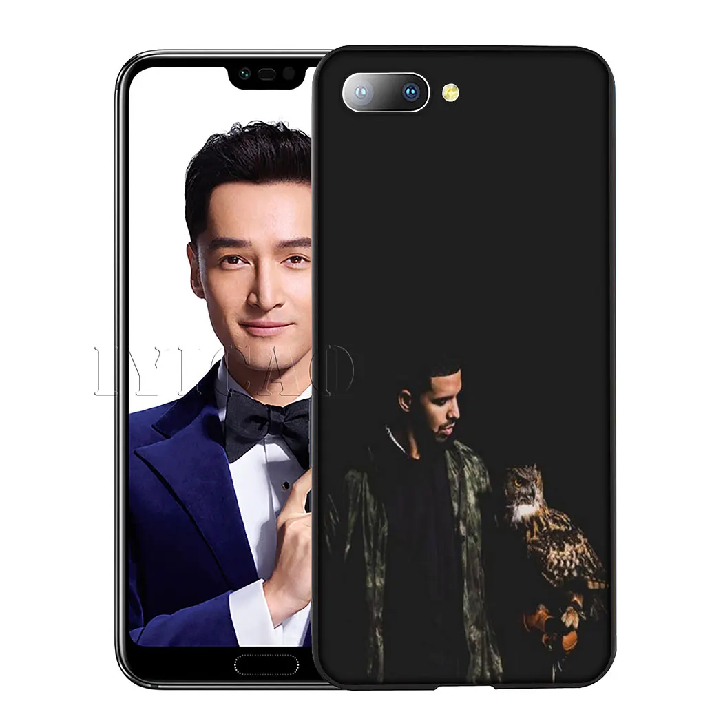 Мягкий силиконовый чехол IYICAO Rapper Drake для huawei Honor view 20 9X Pro 10 9 8 Lite 8X 8C 7X 7C Note - купить