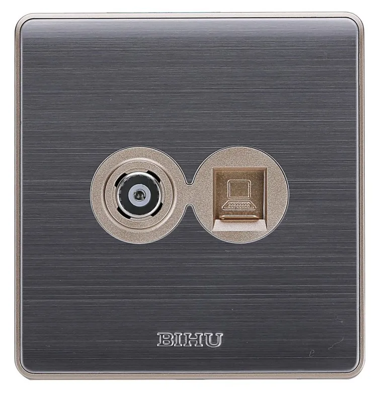 Розетка для телевизора компьютера телефона интернет-интерфейс Ethernet бытовая